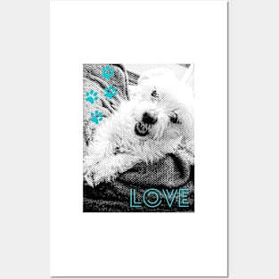 Love my dog II Posters and Art